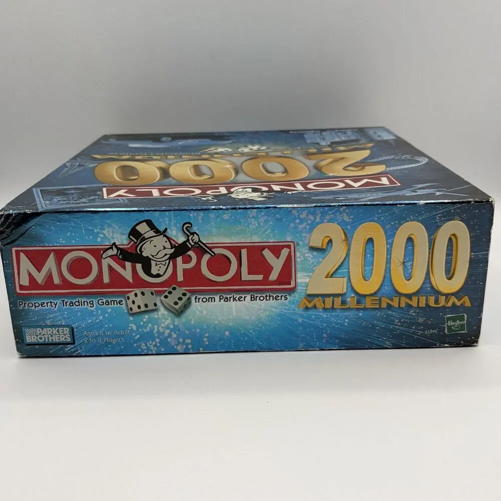 Monopoly 2000 Millennium Edition Board Game Parker Brothers Complete Vintage